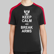 Break Arms - Youth PosiCharge ® Competitor ™ Sleeve Blocked Tee