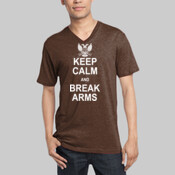 Break Arms - ™ Mens Perfect Weight ® V Neck Tee