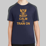 Train ON - Youth PosiCharge ® Competitor ™ Sleeve Blocked Tee