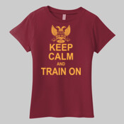 Train ON - Ladies 100% cotton T Shirt