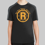 R Logo - Youth PosiCharge ® Competitor ™ Sleeve Blocked Tee