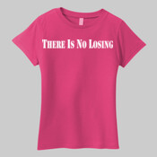 No Losing - Ladies 100% cotton T Shirt