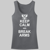 Break Arms - ™ Ladies Mini Rib Racerback Tank